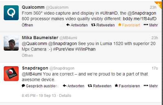 Qualcomm, Lumia 1520 modelindeki Snapdragon 800 işlemcisini yanlışlıkla doğruladı