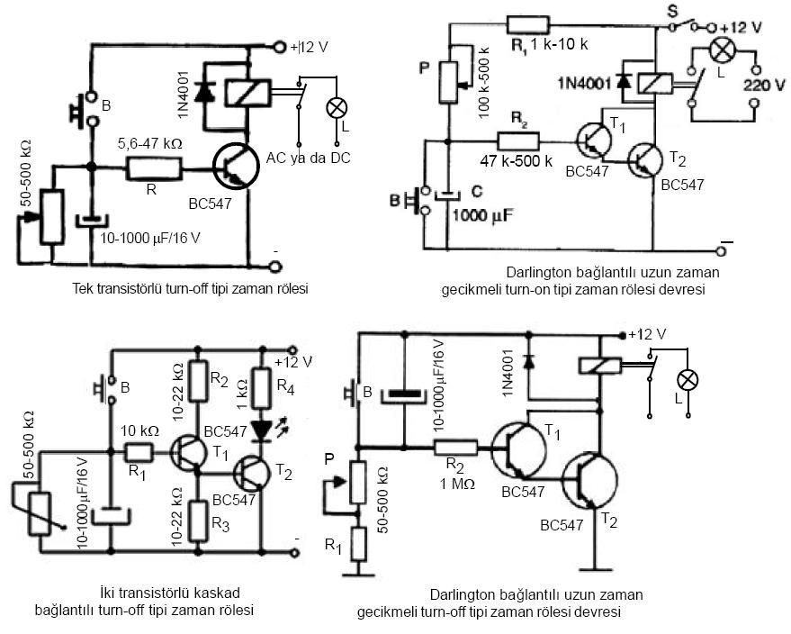  Turn on veya turn off Zamanlayıcı devresi lazım.Açık devre şeması...Teşekkürler
