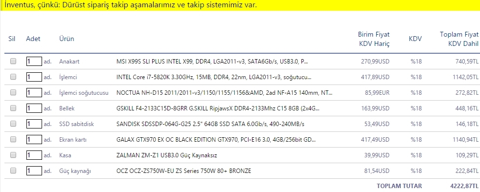  4.000 Liralık sistem önerisi