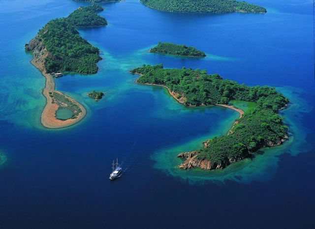  Göcek resimleri, Göcek koyları ve mavi yolculuk