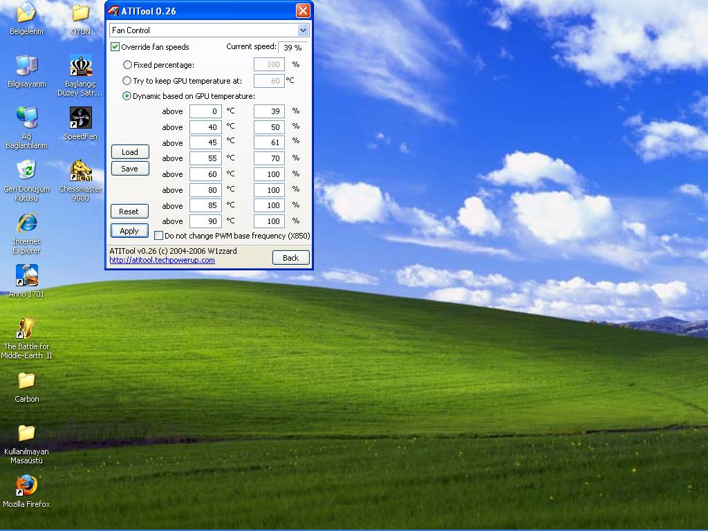  ekran kartının fanını derecesine göre otomatik ayarlayan program?