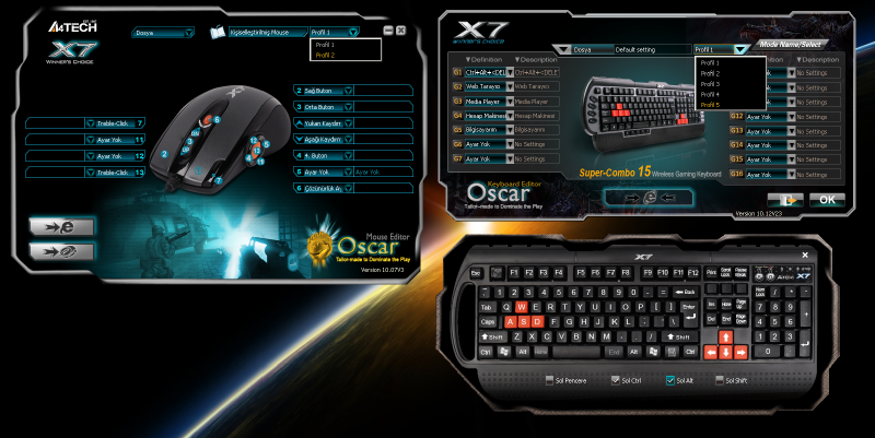  A4 Tech x7 G800 V Gaming Keyboard & X7 Oscar Lazer Mouse [Kullanıcı incelemesi]