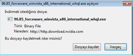  Windows 7 Geforce FX 5500 Driver'ı Lazım