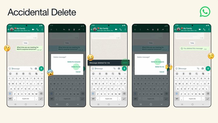 WhatsApp, gönderdiği mesajı 'Herkesten Sil' yapmayanları kurtaracak