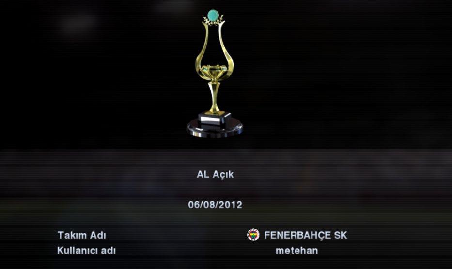  [PC] PES 2012 ONLINE MASTER LIG ANA KONU