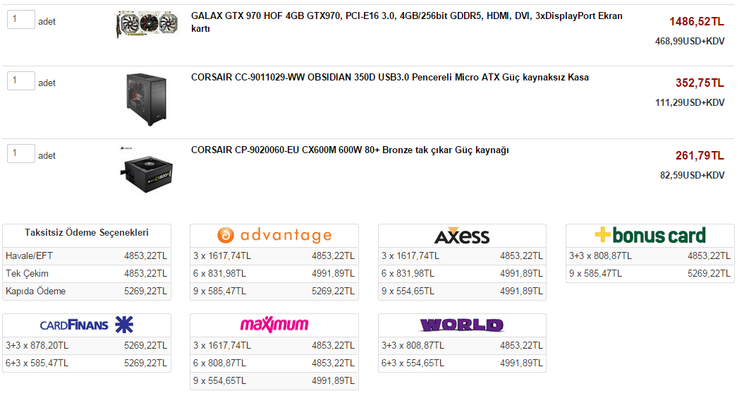  5000 TL TOPLAMA PC ÖNERİSİ