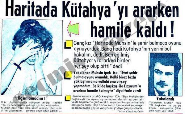  Haritada Kütahya'yı Ararken Hamile Kaldı [ss'li]