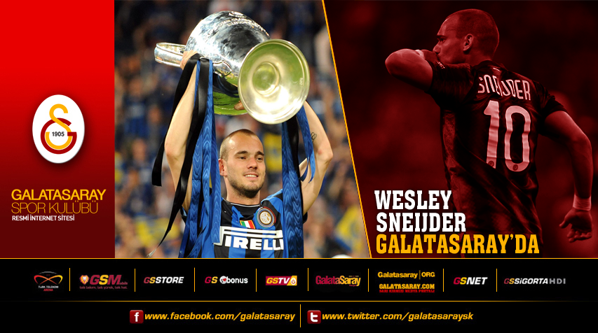  Wesley Sneijder Galatasaray'da (KAP)  (Ana Konu)