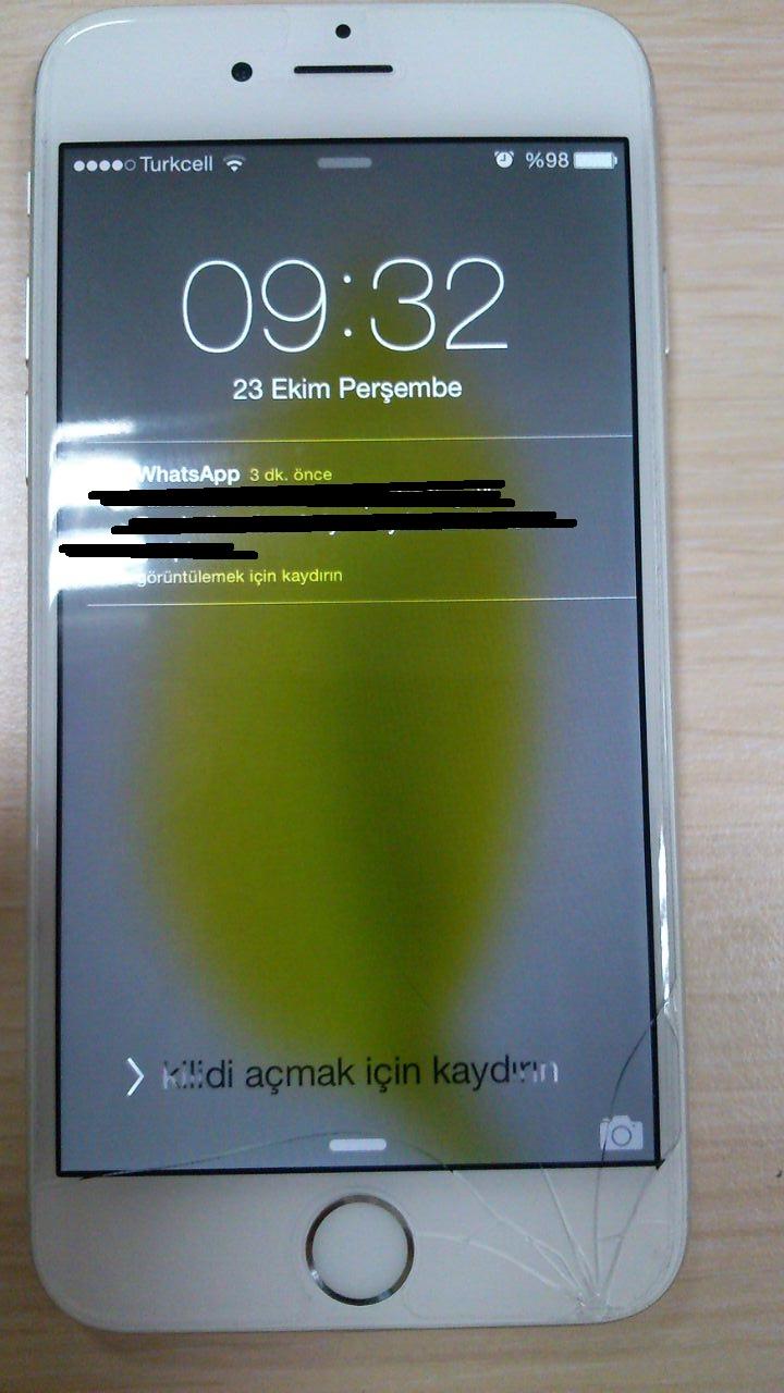  iPhone 6 ekran camı cam kırıldı, ne yapmak lazım?
