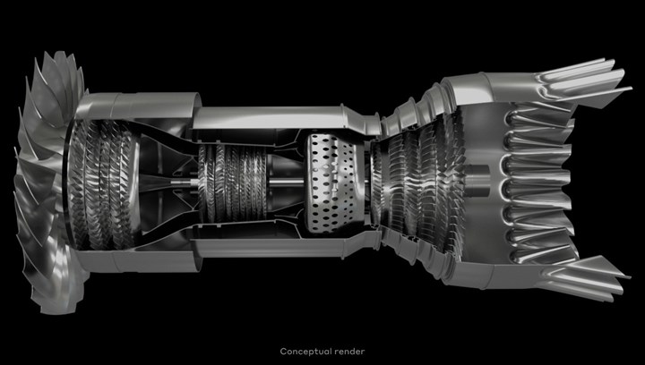 Boom Supersonic, sesten hızlı uçan Overture yolcu uçağı için yeni Symphony motorunu tanıttı