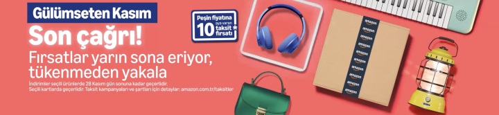 Amazon Gülümseten Kasım indirimleri yarın bitiyor: Son fırsatlar!