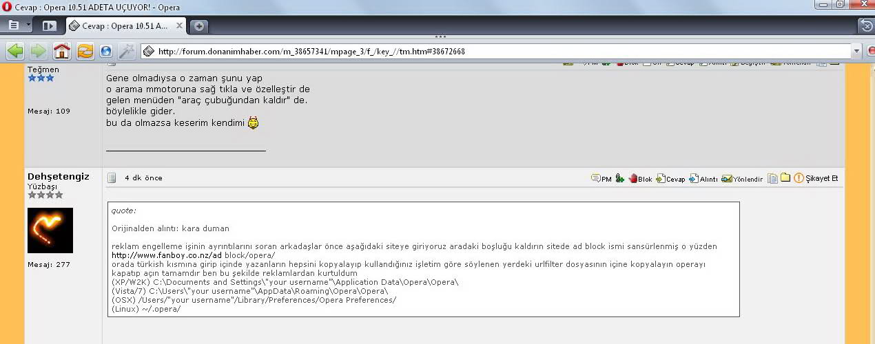  Opera 10.51 ADETA UÇUYOR!