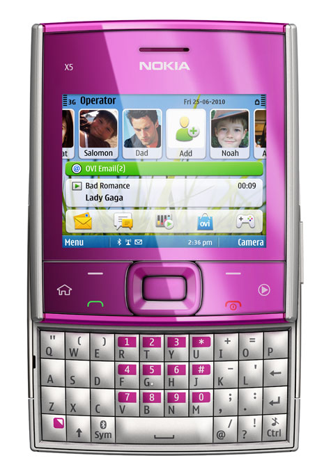  ===> Yeni Nokia X5-01 | 5MP + LED Flaş + QWERTY + İlginç Tasarım <===
