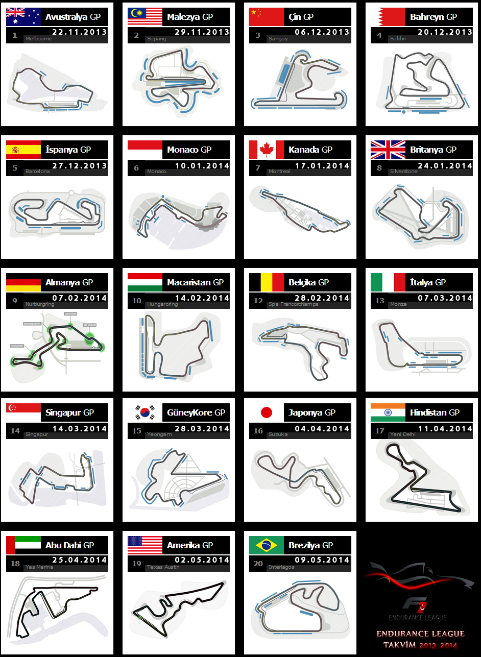  TR ENDURANCE F1 2013 LEAGUE