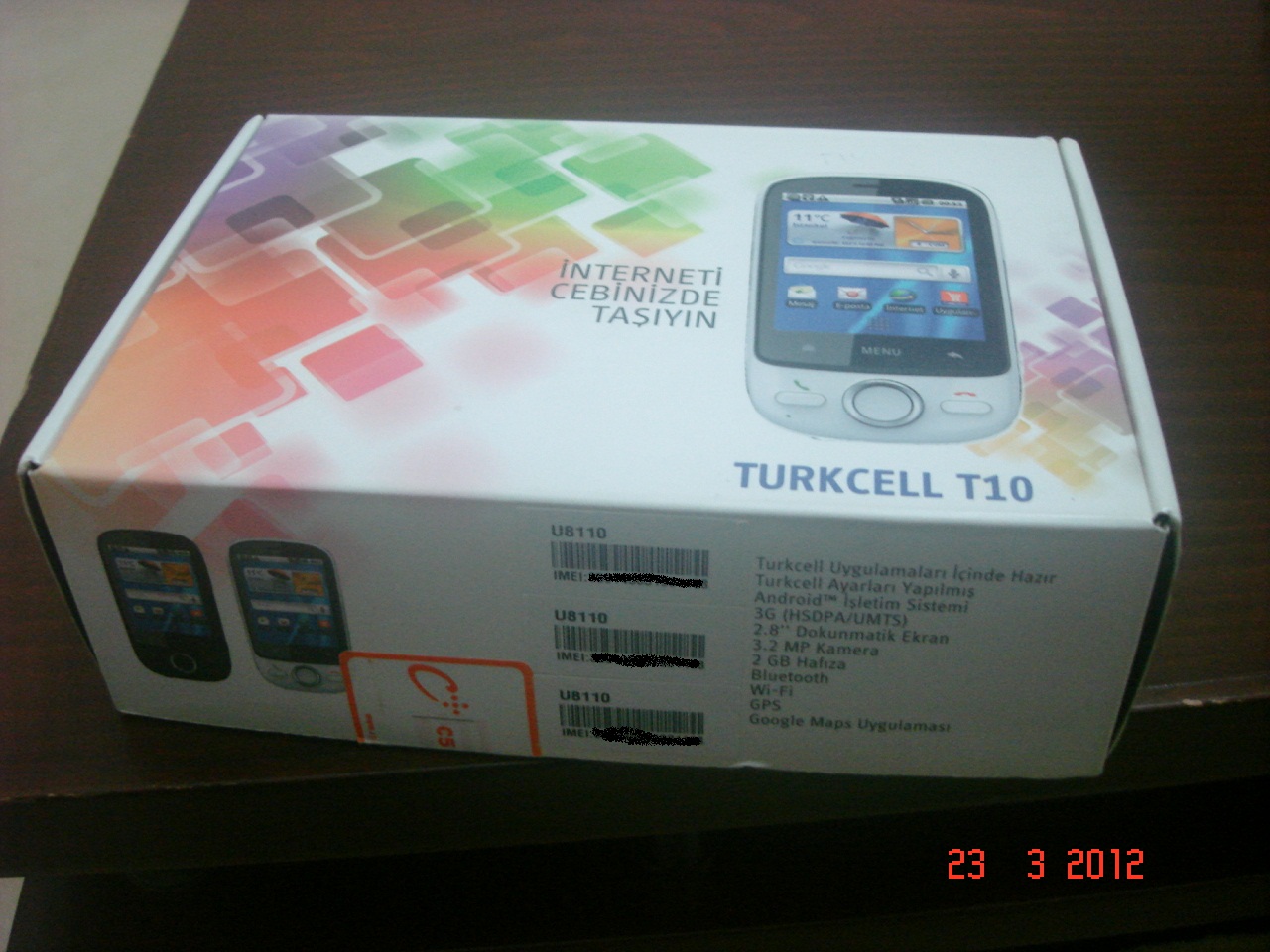  Turkcell T10 Full Kutu İceriğiyle Faturalı Ciziksiz Tertemiz