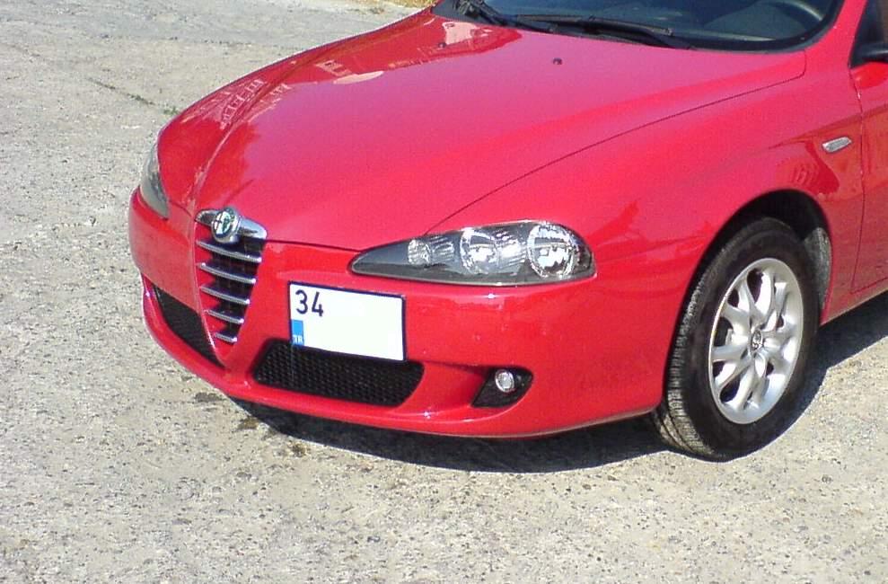  ALFA 147 - Öne Kare Plaka?