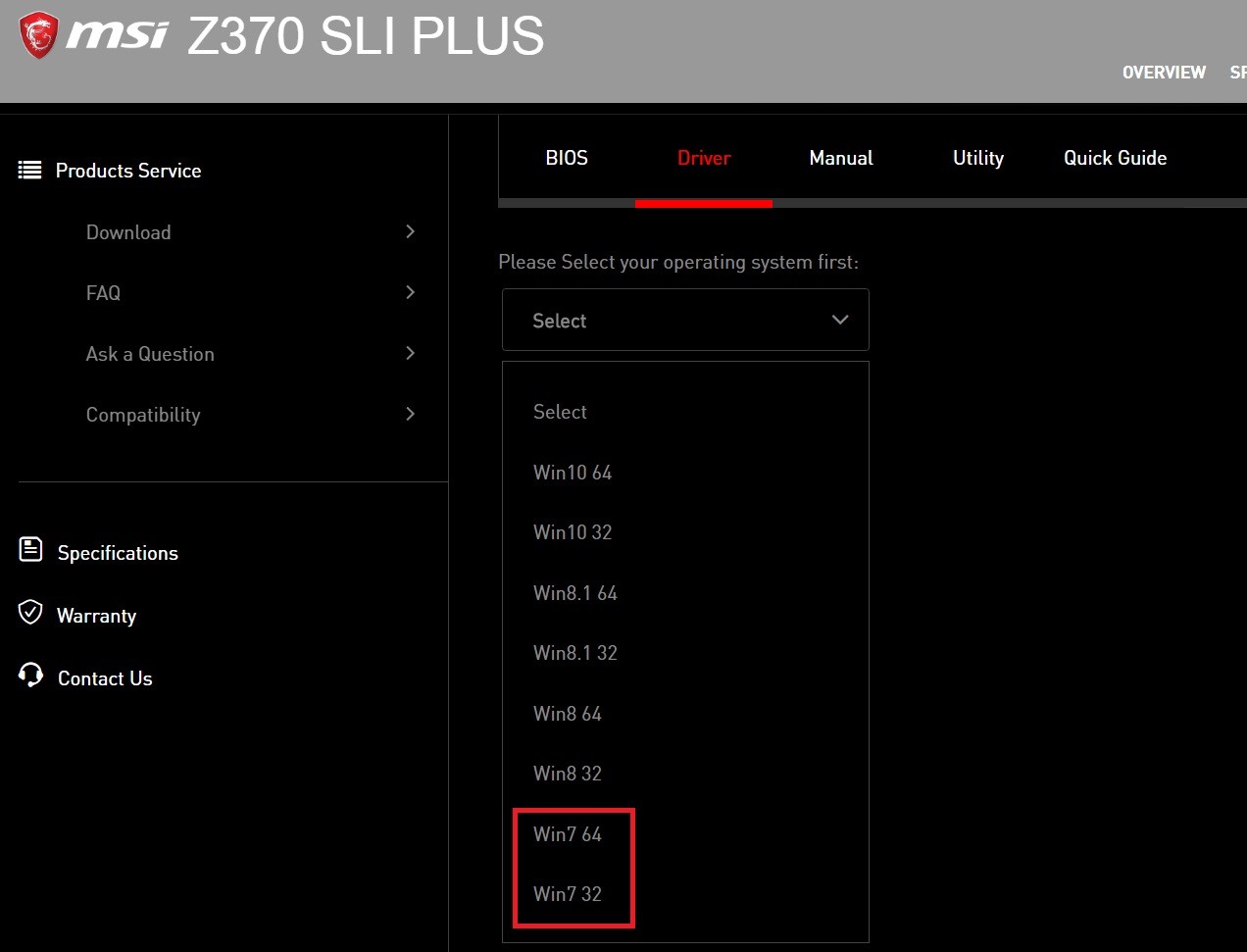 msi z370 sli plus windows 7 format atılamama sorunu 