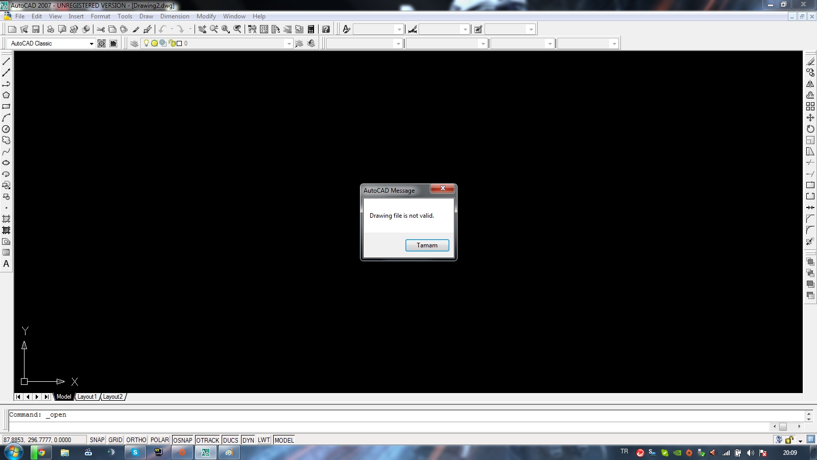  ADeko X'de kaydettiğim dosyayı AutoCAD 2007 de nasıl açarım?
