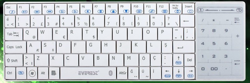  Everest KB-Bt027 bluetooth klavyeyi bilgisayara bağlamak