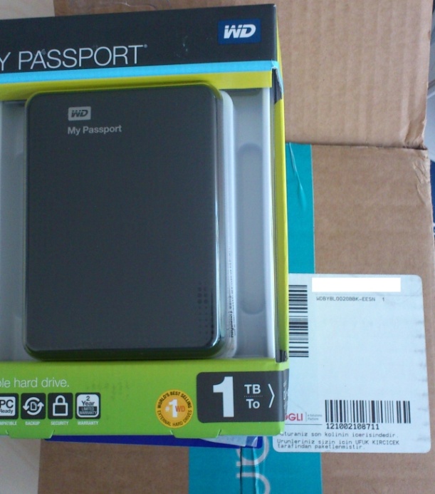  LIMANGO WD MY PASSPORT HARDDISK TUKENDİ