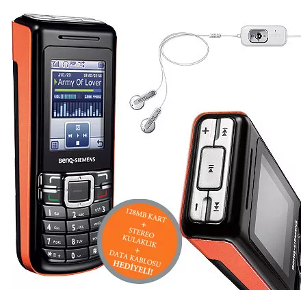  Benq Siemens E61 Hepsiburada'da 119 YTL! MP3'lü telefon