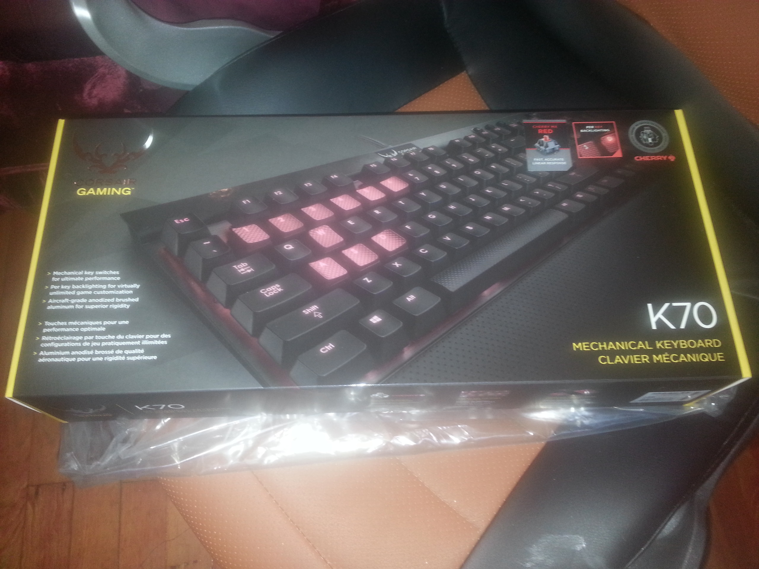  Jelatininde Sıfır Corsair K70 Cherry-Red Klavye!