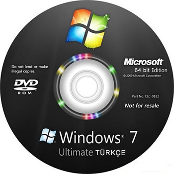  Windows 7 Ultimate x64 TÜRKÇE Güncellemeler entegreli