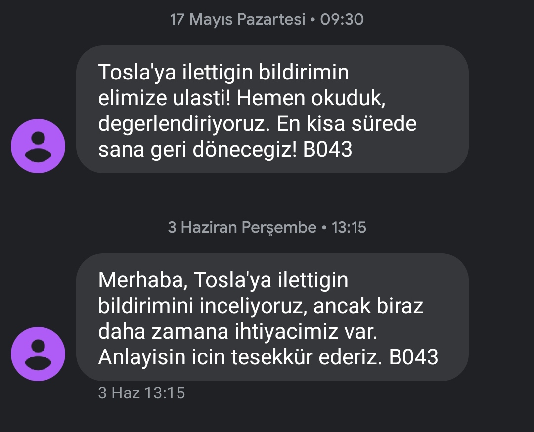 Tosla'ya para atarken dikkatli olun 