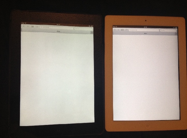  New iPad sarı ekran