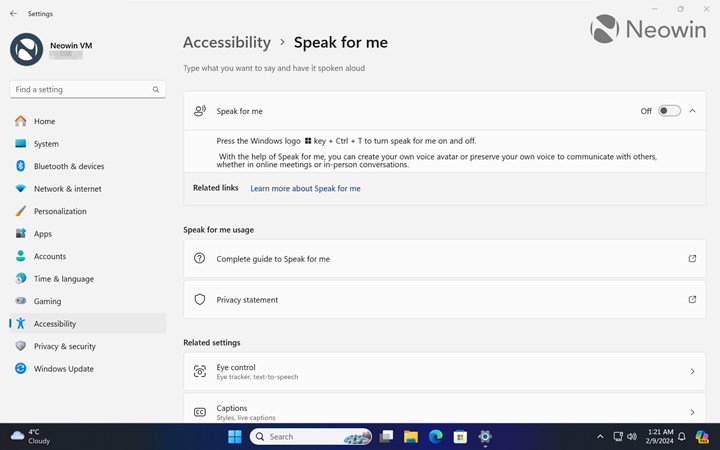 Windows 11 artık sizin sesinizle konuşabilecek