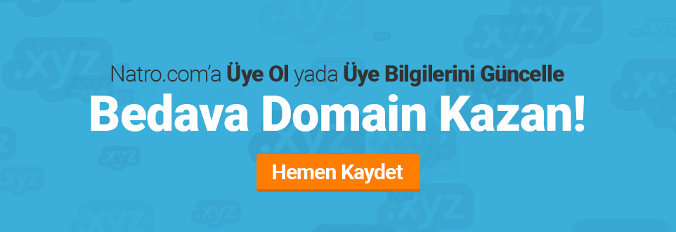  Herkese Ücretsiz .XYZ Domain! - 5.000 Adet ile Sınırlıdır