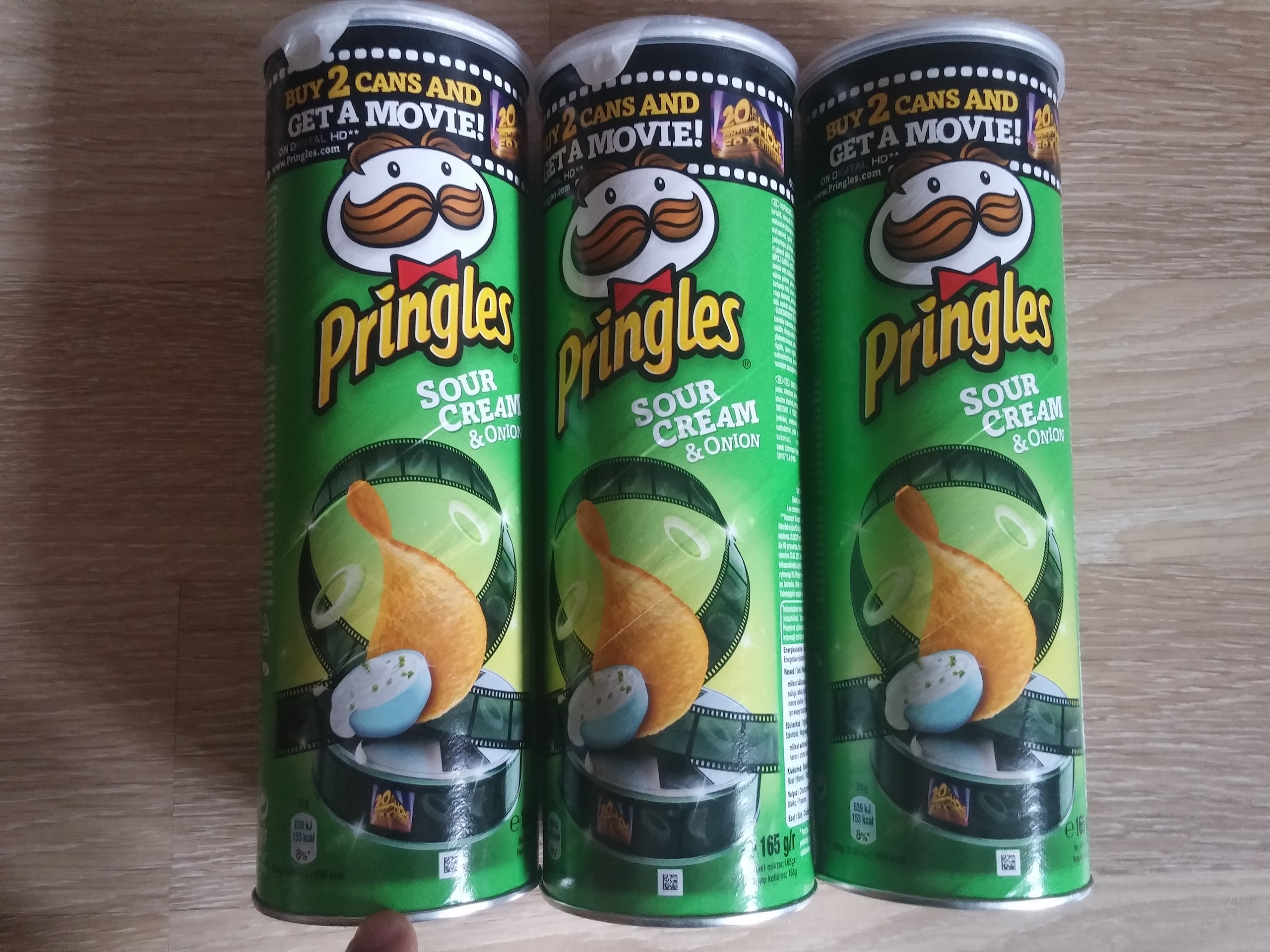 Bimde Pringles 165gr 2.5 TL Yanıyorrrr