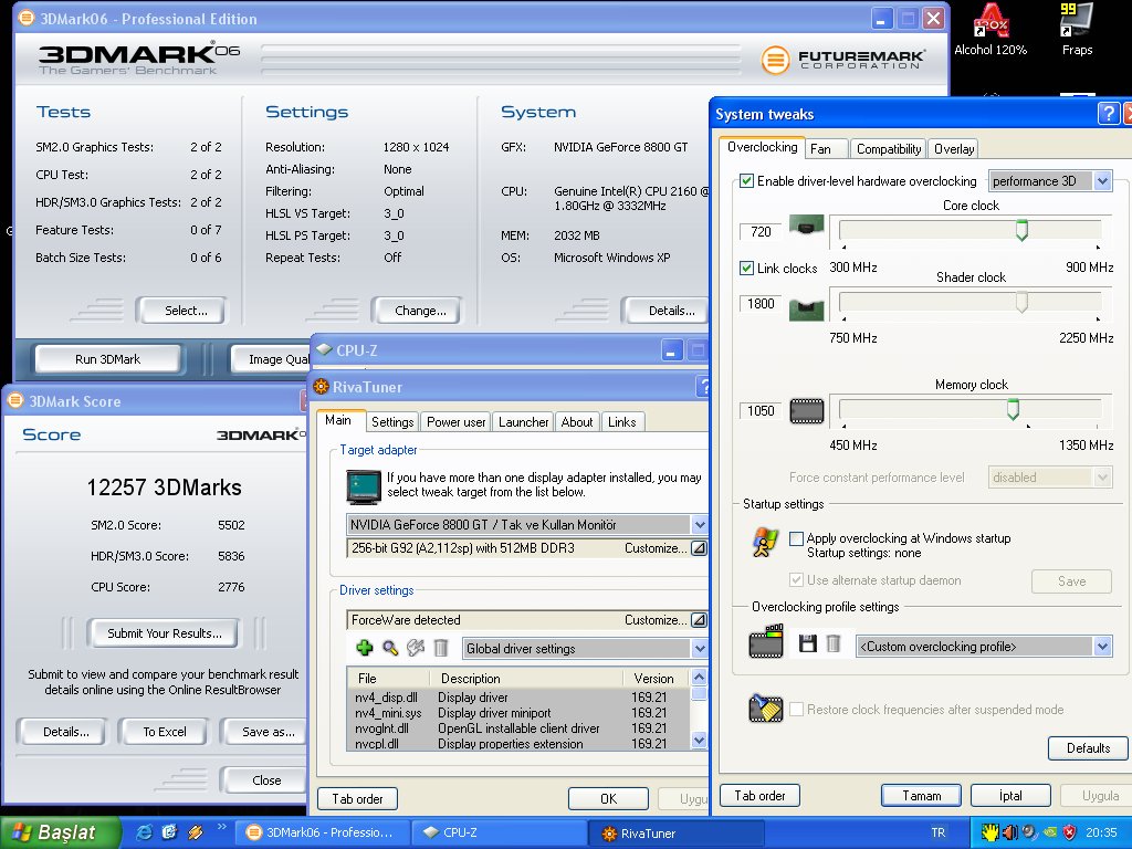  3Dmark2006 skorum (8600 gt sonic +) @ vmod.Nasılım? (crysis ss eklendi)