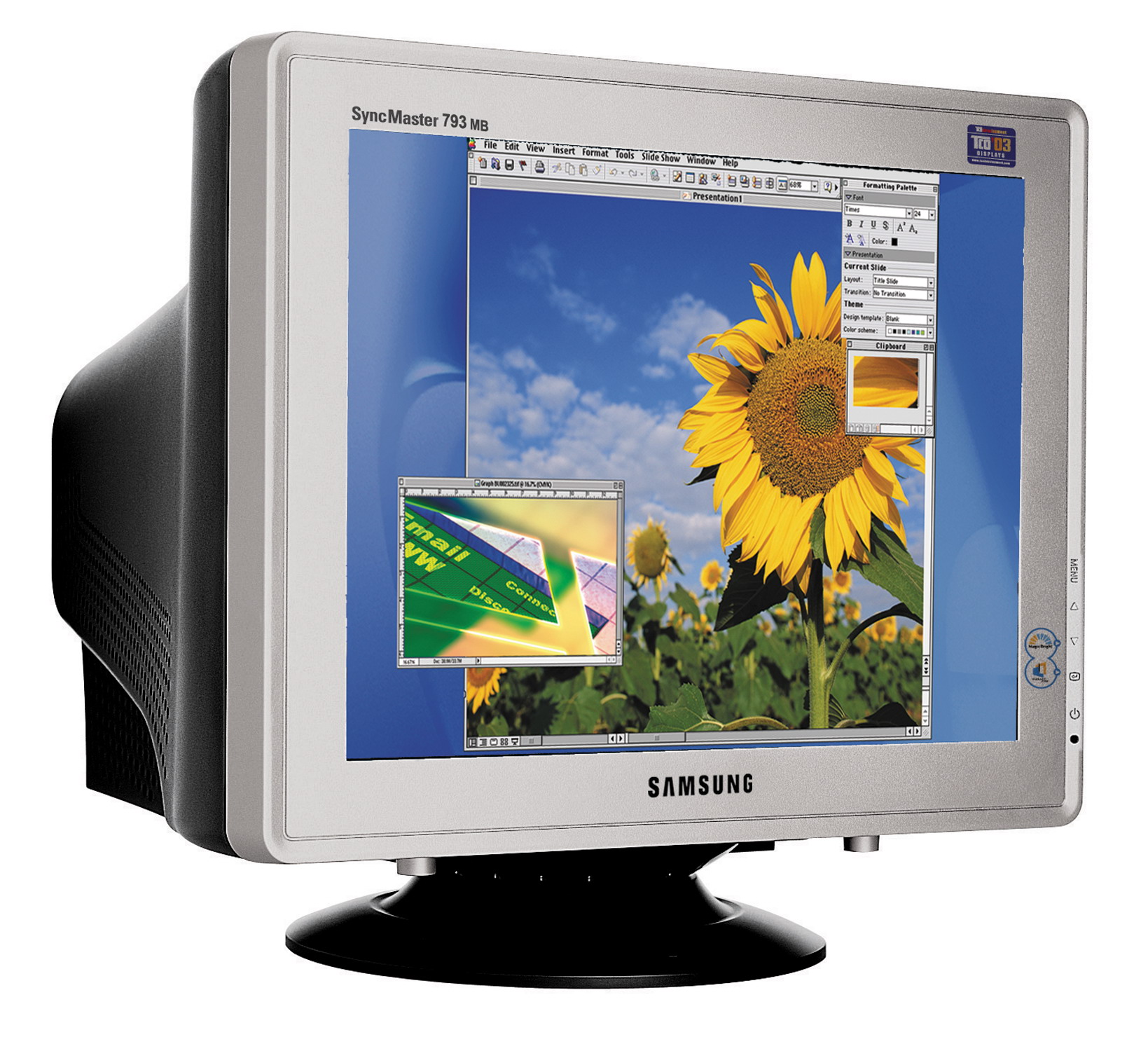  SAMSUNG 793MB TEMİZ 17' CRT