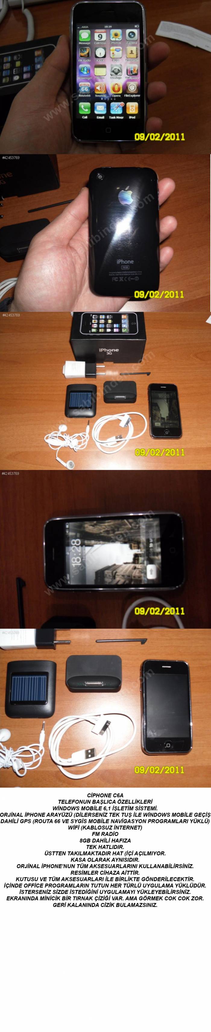  Ciphone C6A windows mobile GPS WİFİ FM SATIN ALMA LİNKLERİ EKLENDİ YENİİİ