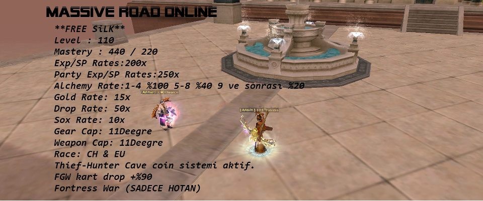  Massive Road Online 110 Cap ÇOOOK YAKINDA