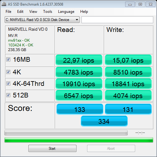  Corsair Force Gs 128Gb Raid 0 Kullanıcı İncelemesi
