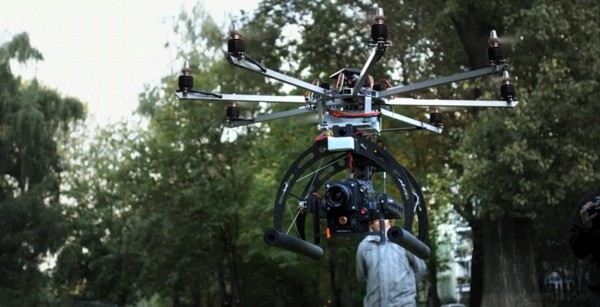 OM-Copter insansız hava aracı ile 150 metre yükseklikten 3D kamera çekimleri mümkün oluyor 