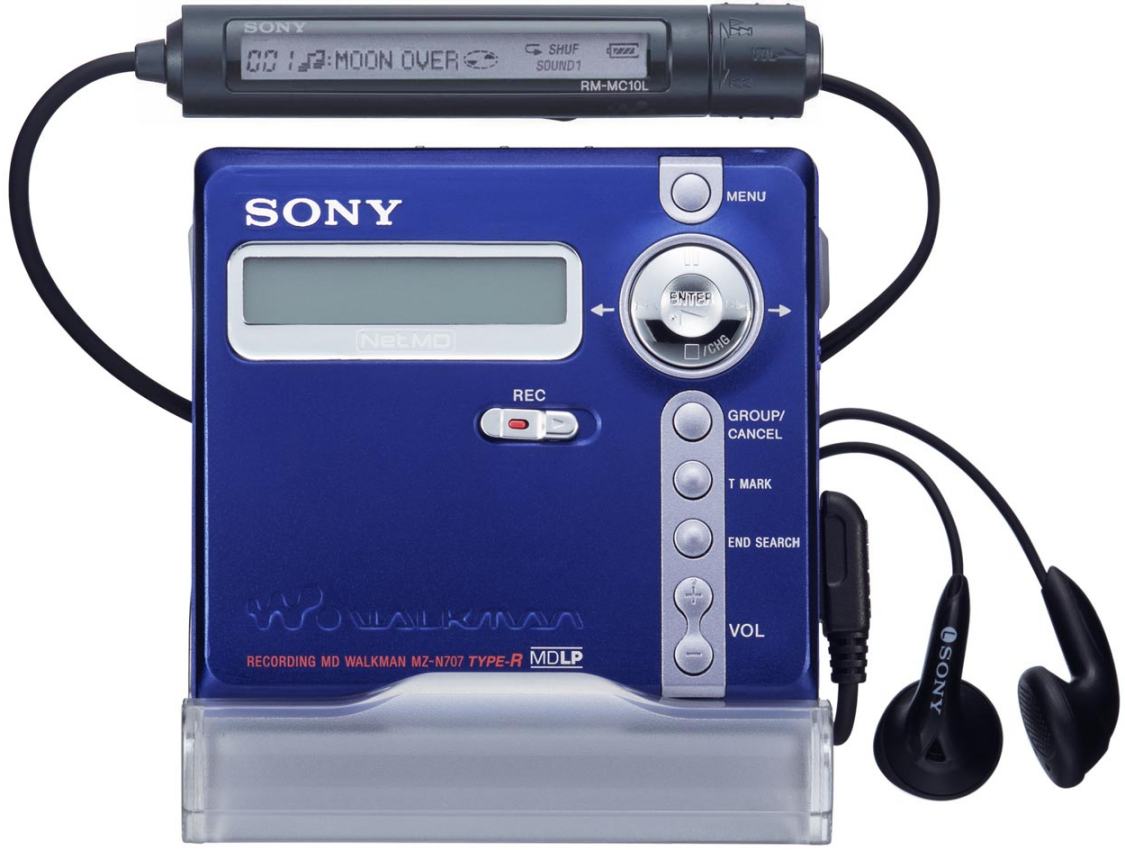  Sony MZ-N707 NetMD Recorder & 5+1 Minidisc (İndirim & Acil)
