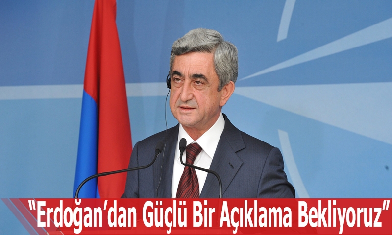  Sarkisyan: Atatürk'ün mozolesine çelenk koyması bize acı veriyordu.