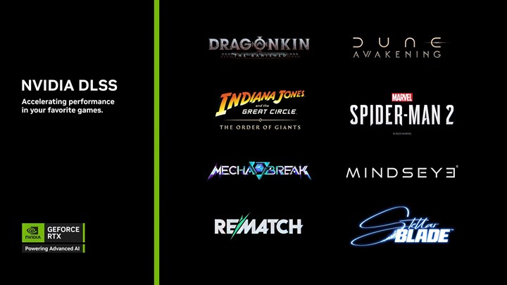 Nvidia DLSS 4.0 desteği kazanan yeni oyunları duyurdu (10 Haziran)