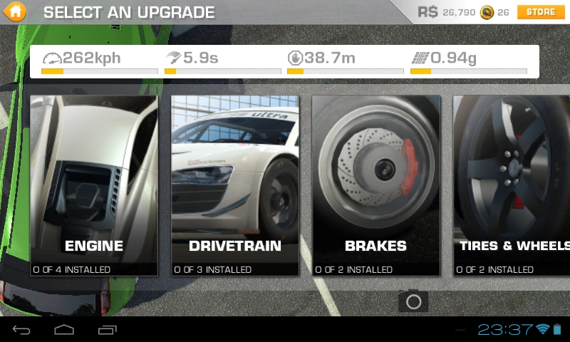 Real Racing 3, Appstore ve Google Play'deki yerini aldı