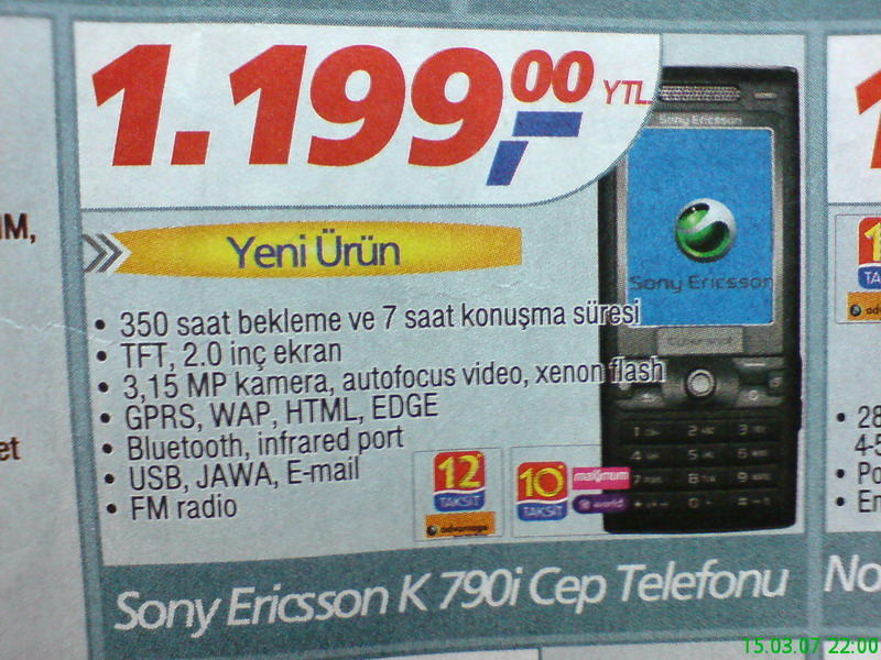  PLATFORM> SonyEricsson ^K850i^