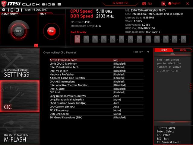 i7 8700 turbo bost siteler arası farklı gösteriyor (acil)