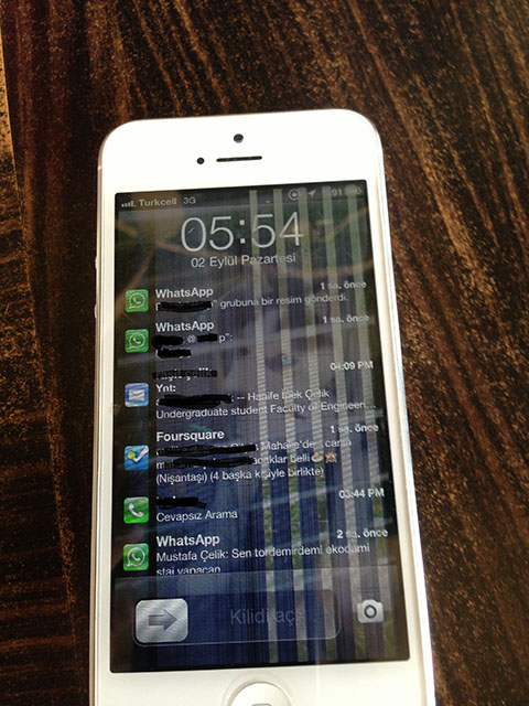  Telefon Ekran Kartı iPhone 5 !