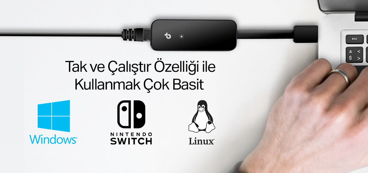 TP-Link’ten Nintendo Switch ile de Uyumlu Gigabit Ağ Adaptörü