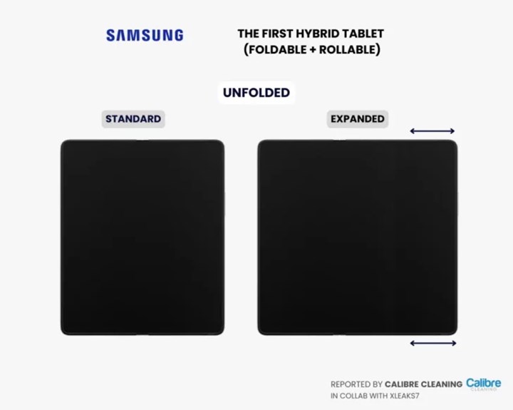 Samsung'un kaydırılabilir ekranlı tabletinin patent görselleri ortaya çıktı