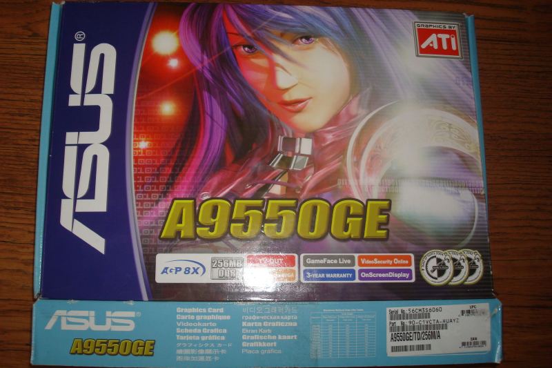  Satılık Asus Ati Radeon 9550+Sliencer1 REv.2