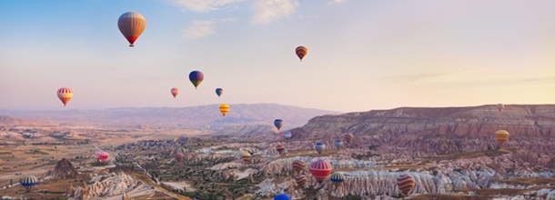  Kapadokya 'hava'dan para basıyor