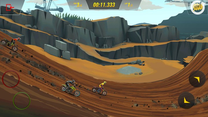 Yarış oyunu Mad Skills Motocross 3 mobil cihazlar için ücretsiz olarak çıktı